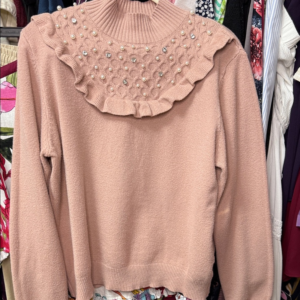 Twelfth love SZ XL Lush Pink Sweater